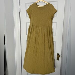 Target Universal Thread Tan Mustard T-Shirt Dress, Size L
